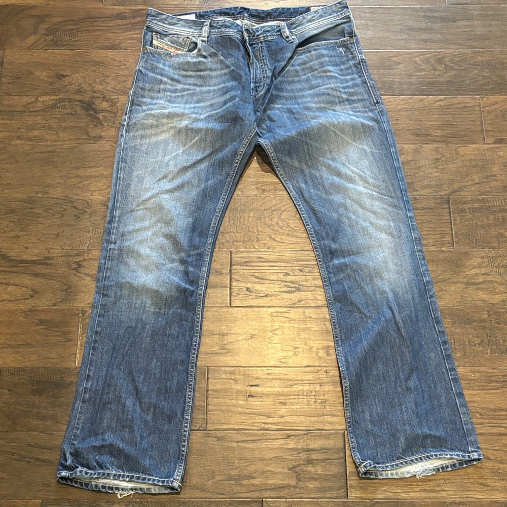 Classic Blue Denim Jeans wide leg